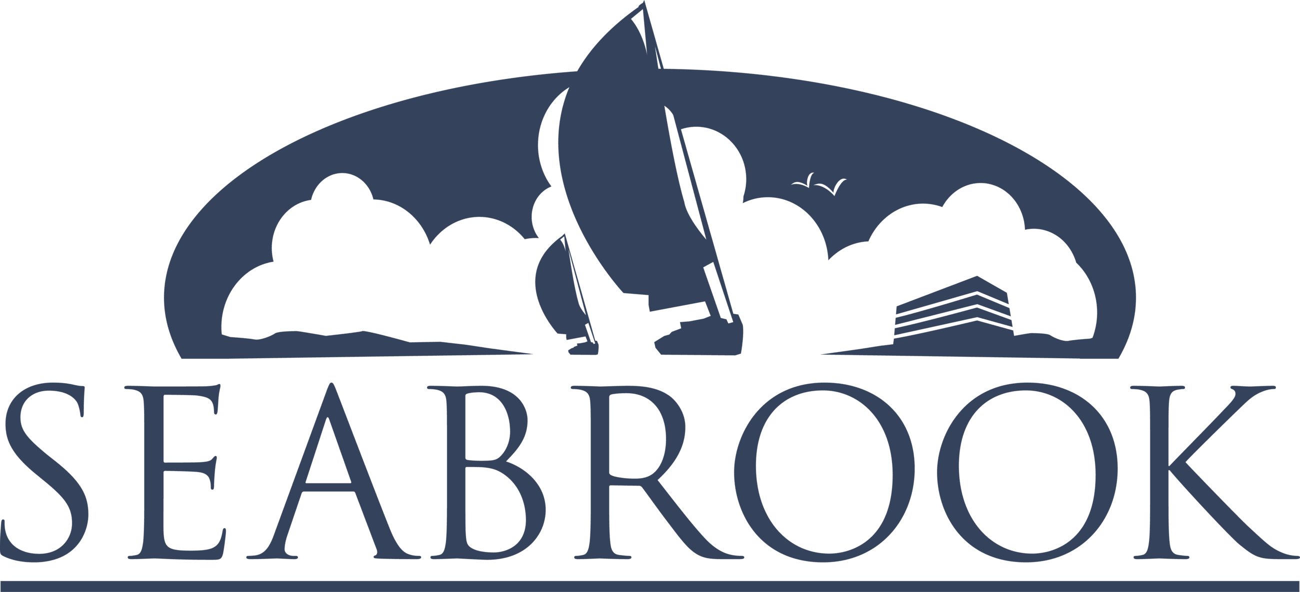 Seabrook Logo - Blue